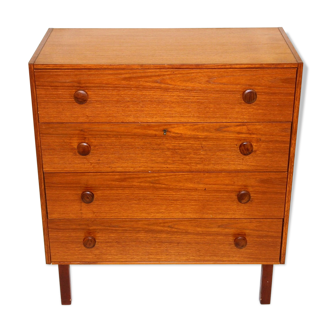 Commode en teck, Suède, 1960