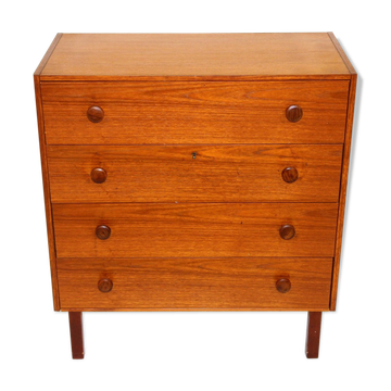 Commode en teck, Suède, 1960