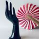 Hand vase and ceramic jewelry holder