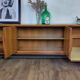 Scandinavian teak and metal sideboard