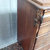 19th century Biedermeier mahogany chest of drawers