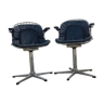 Pair of armchairs Gastone Rinaldi Radiofreccia chrome
