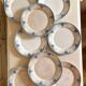 Large antique ironstone plates