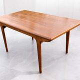 Vintage Teak dining table, "Paris TV cabinet" 1960 + extensions