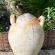 Large old vinegar jar in glazed stoneware