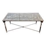 Vintage Eglomise Glass Coffee Table
