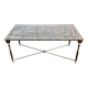 Vintage table basse verre églomisé