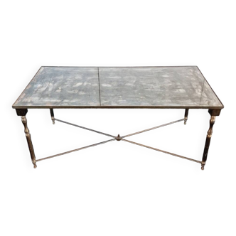 Vintage Eglomise Glass Coffee Table