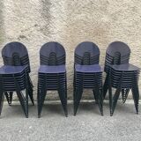 Set of 36 stackable chairs by Walter Leeman for Kusch & Co