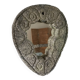 Brutalist ceramic mirror year 50 vintage