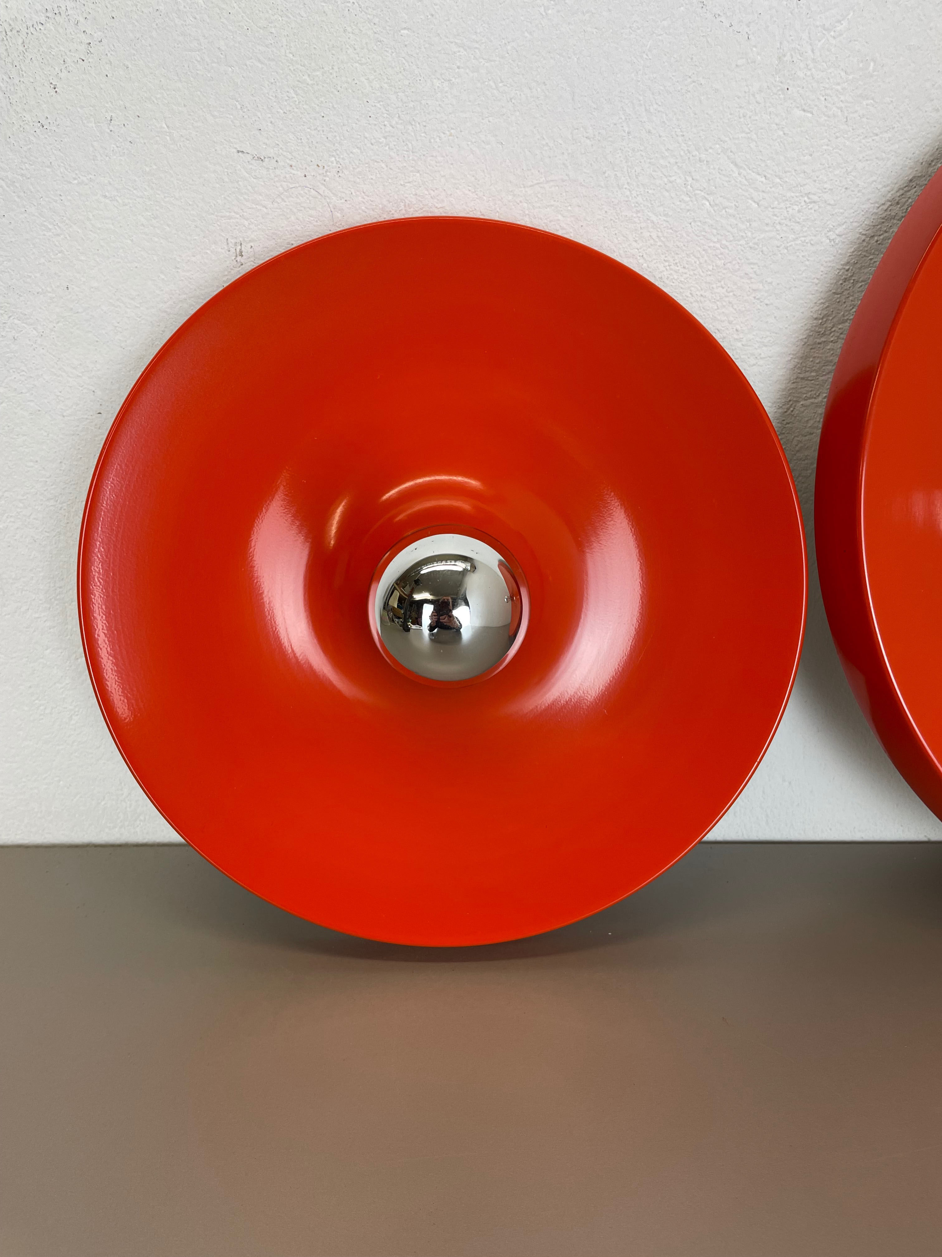 Set of two disc wall light, germany 70s
