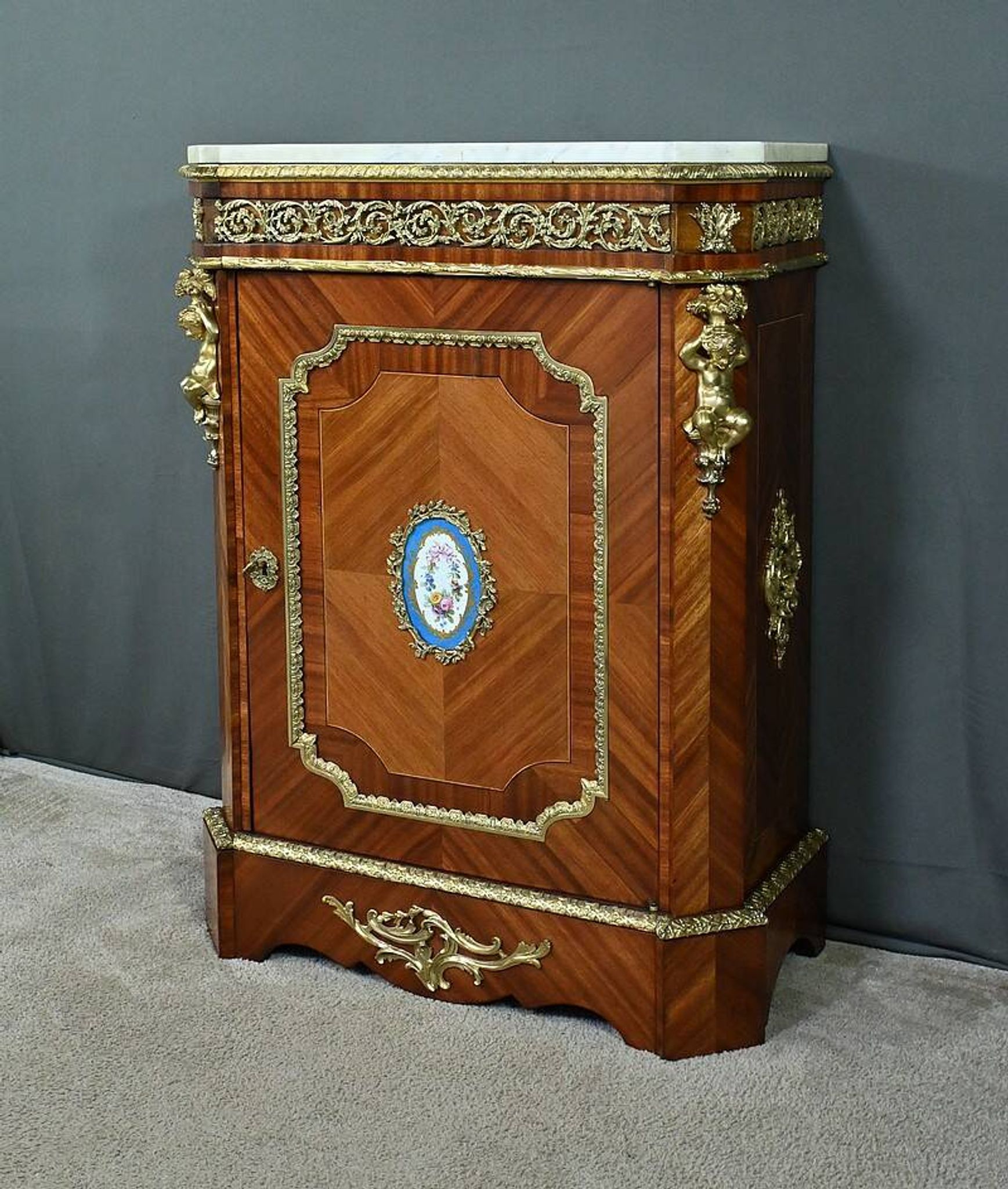 Mahogany sideboard, Napoleon III period – 2nd part of the 19th century