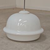 Suspension lamp "derby" in triplex opal glass – karel volf, osvě