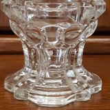 Reims crystal candle holder signed