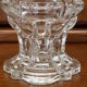 Reims crystal candle holder signed