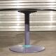 Memphis Style Dining Table in Steel and Melamine, 1980s