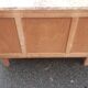 Art Deco buffet in raw oak wood.
