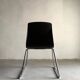 7 Pagholtz tubular steel stackable dining chairs | West Germany | 1960s