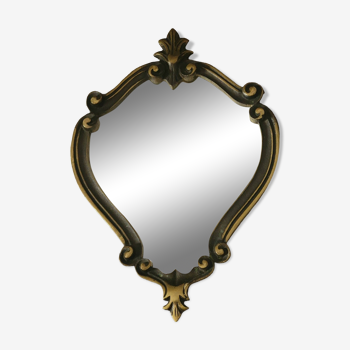Solid brass mirror