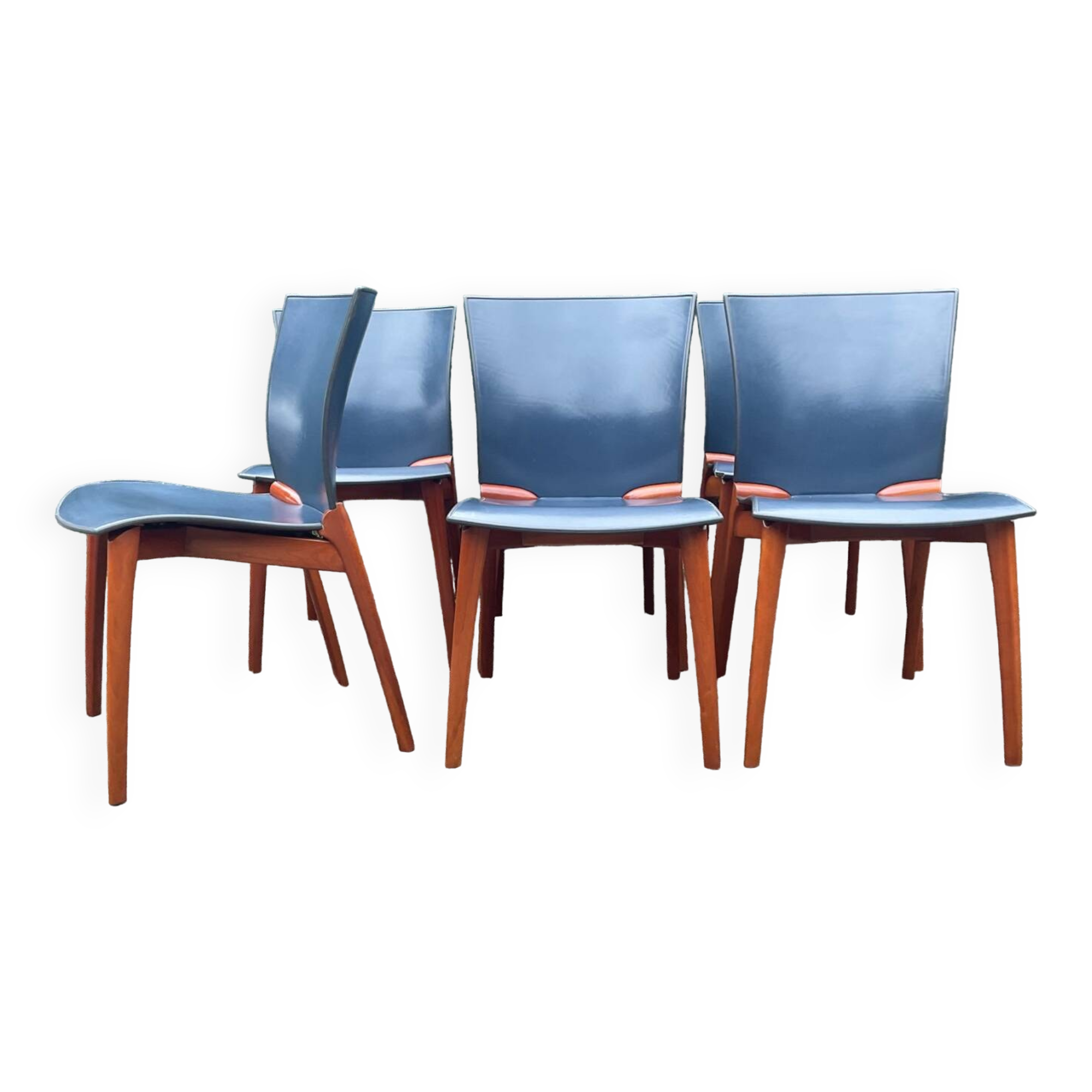 Série de 6 chaises Cassina par Josep Llusca