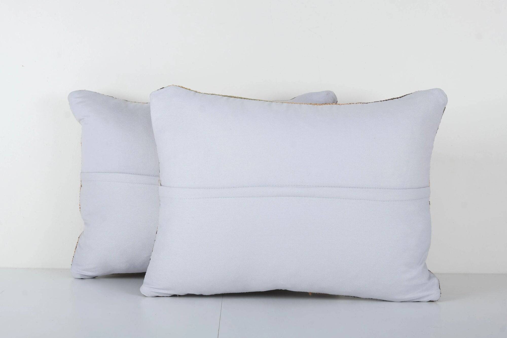 Set of 2 vintage Turkish cushion covers 46x61 cm