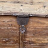 bench - teak chest from Burma with original fittings