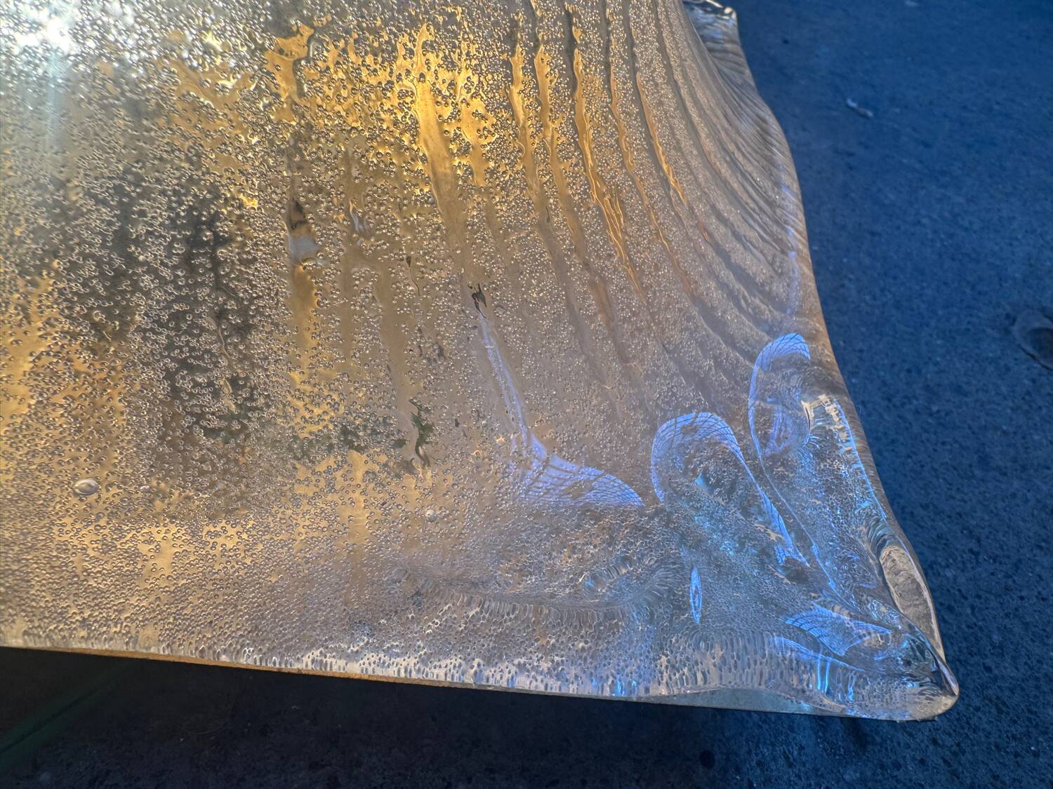 Murano glass wall sconce from the 1970s