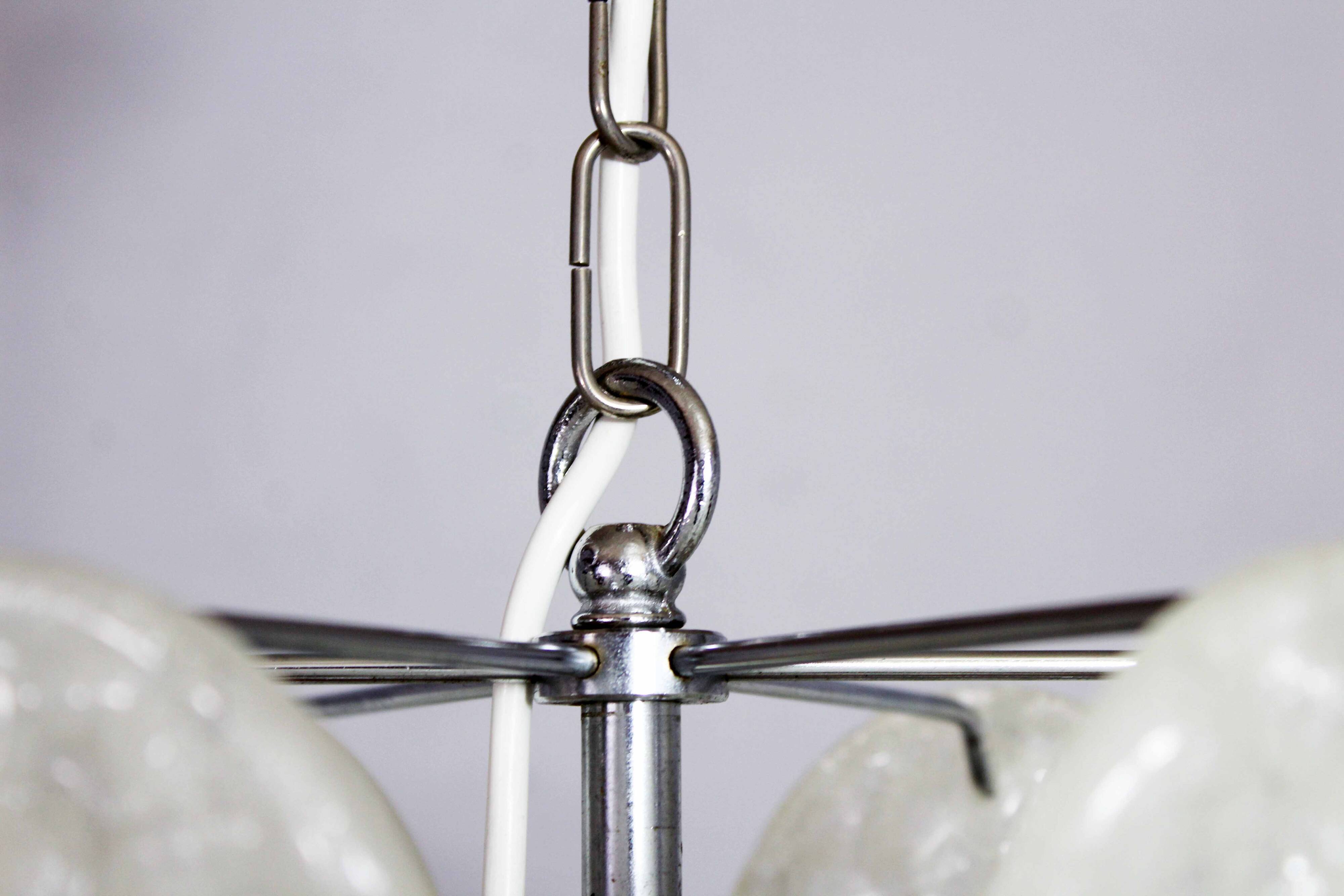 Kalmar Franken lucite chandelier Blatt model