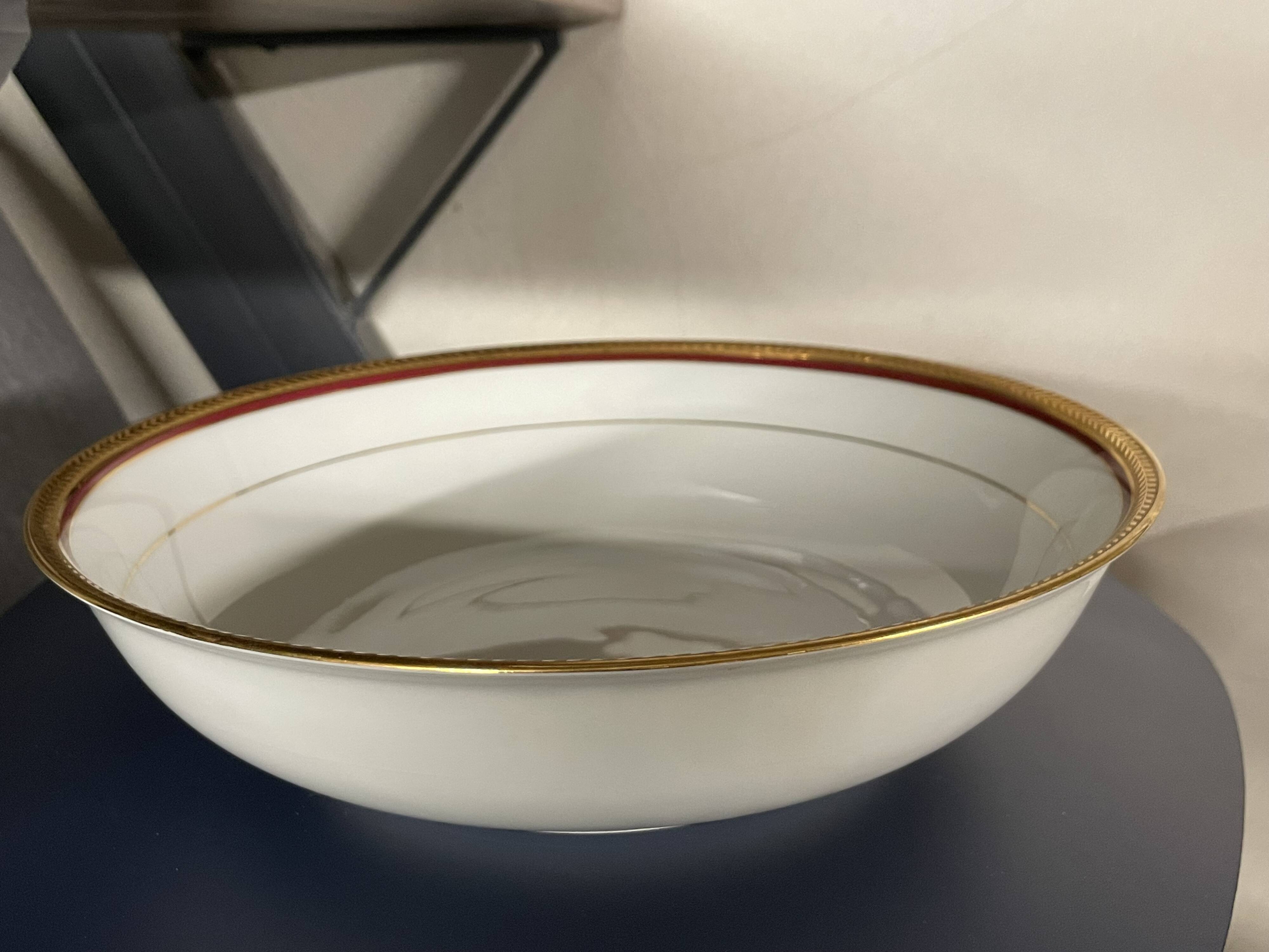 Limoges porcelain dinner service