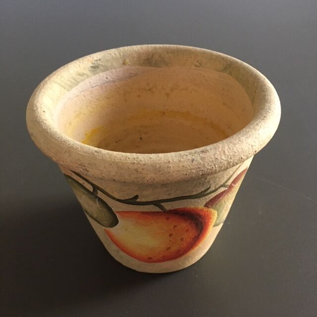 Apricot decor flowerpot
