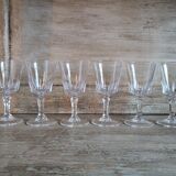 Set of 6 Arques crystal liqueur glasses