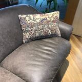 Floral Design Neutral Rug Pillow Cover 40x60cm