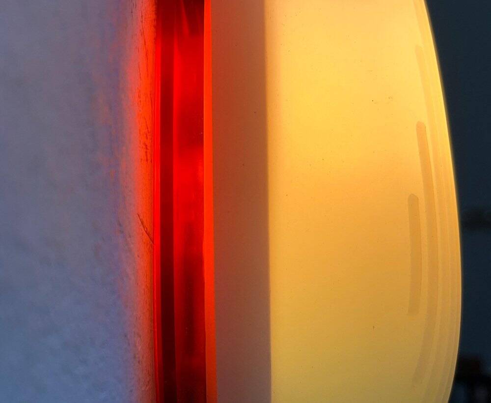 Postmodern Italian silicone wall lamp model Drop 1 by Marc Sadler for Arteluce, 1990s.