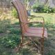 Rattan armchair