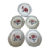 Set of 5 dessert plates earthenware Digoin Sarreguemines Janine