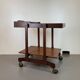Mid-Century Italian Wooden Bar Trolley, 1960s