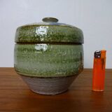 Danish Studio Ceramic Bowl with Lid by Noomi Backhausen for Soholm Stentoj, 1960s