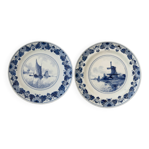 lot de 2 assiettes vintage