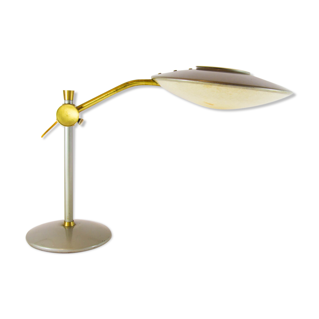 Midcentury UFO desk lamp | Dazor model 2004 |Vintage 50's | Selency
