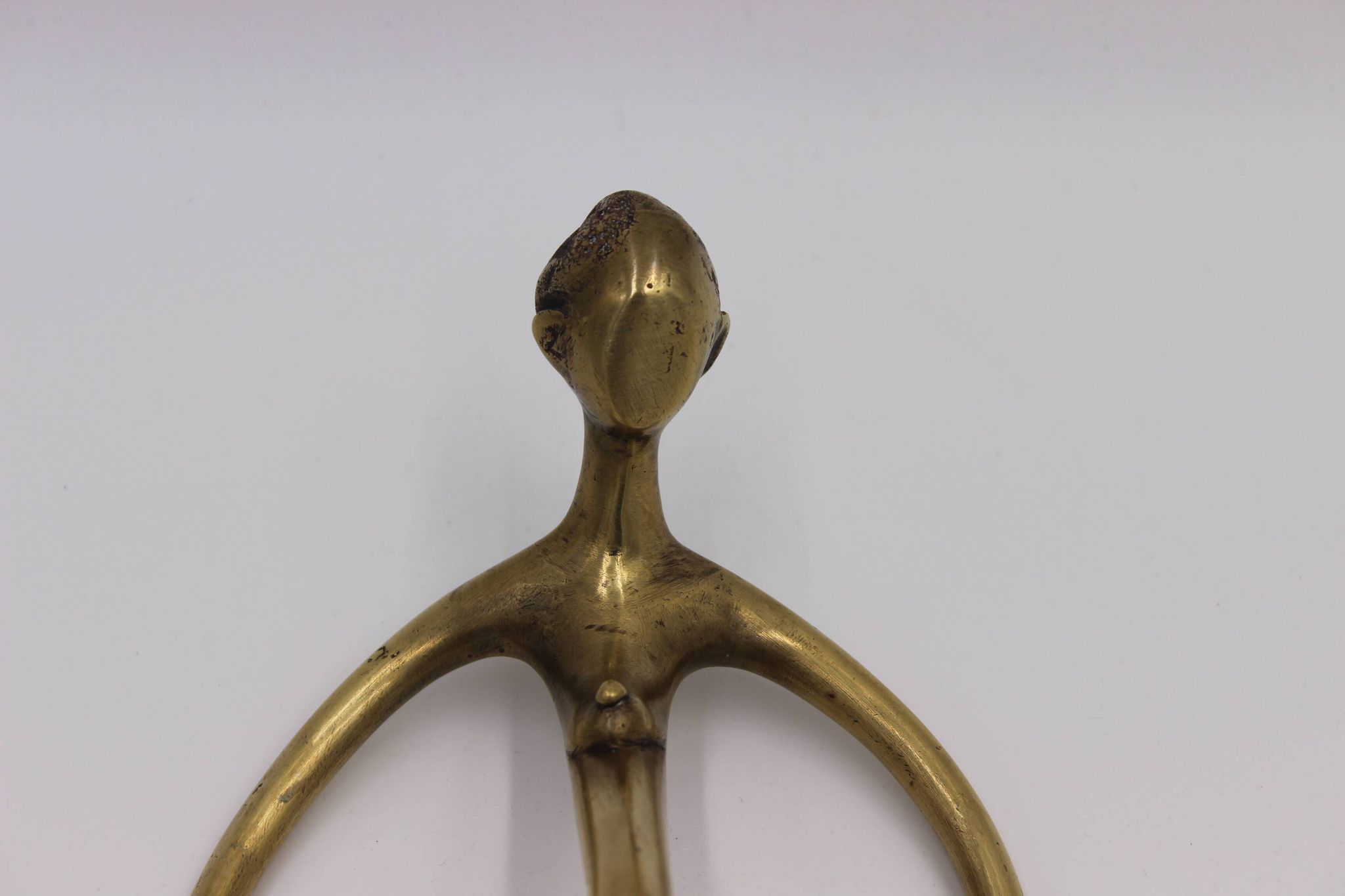 bronze sculpture brutalist modernist modern art mid century old