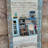 Burmese teak mirror