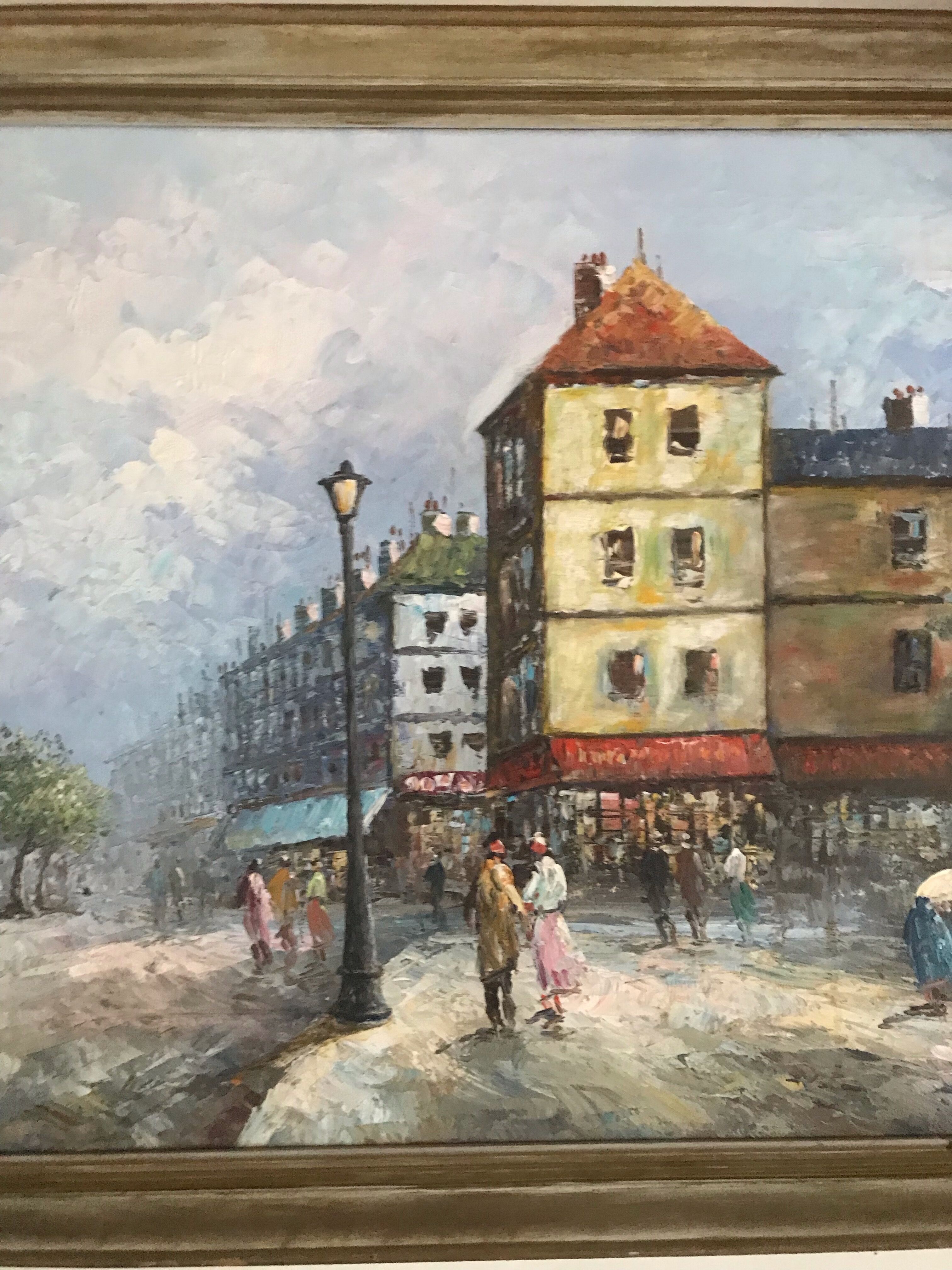 Animated parisian scene by burnett