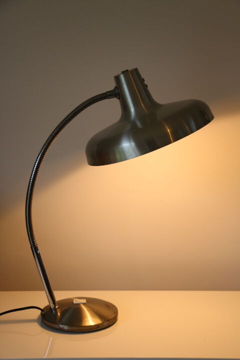 Table lamp XXL chrome steel 640mm
