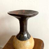 Large brutalist ceramic vase