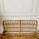 Vintage rattan bed two people