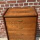 Vintage chest of drawers compass feet