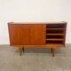 Enfilade danoise en teck  vintage 180 cm portes coulissantes