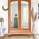 Fully restored mahogany wardrobe