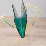 Floor magazine rack with vintage 80s ashtray design ambrosio milano