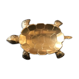 Empty turtle brass pouch